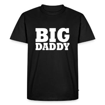 BIG DADDY - Men's Premium Organic T-Shirt - black - Front - Nico (187cm)
