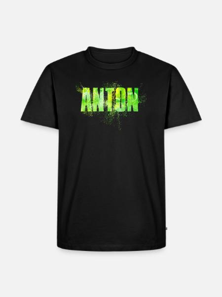Anton - Men's Premium Organic T-Shirt - black