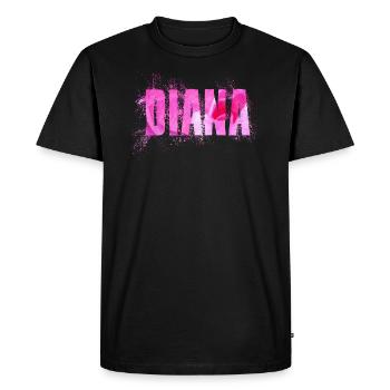 Diana - T-shirt Premium bio Homme - noir - Devant - Nico (187cm)