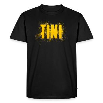 Tini - Men's Premium Organic T-Shirt - black - Front - Nico (187cm)