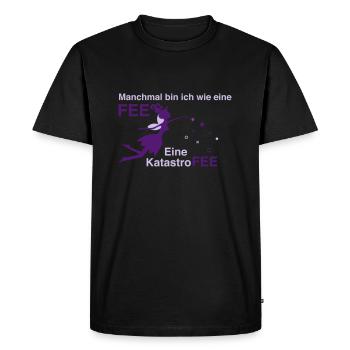 sarkasmus Fee design geschenkidee cooles spruch - Männer Premium Bio T-Shirt - Schwarz - Vorne - Nico (187cm)
