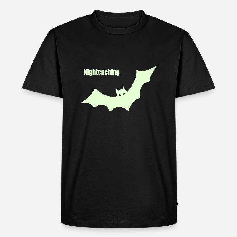 NC Bat 1 - Männer Premium Bio T-Shirt - Schwarz