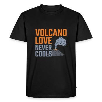 Volcanology Volcano Love Volcanologist - Männer Premium Bio T-Shirt - Schwarz - Vorne - Nico (187cm)