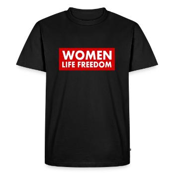 Women life freedom - T-shirt Premium bio Homme - noir - Devant - Nico (187cm)