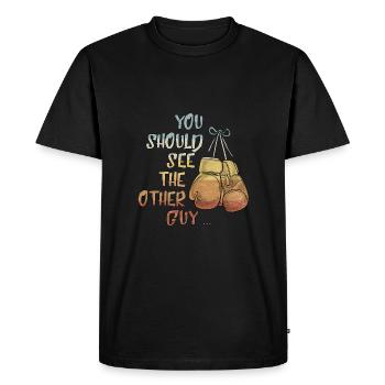 You Should See The Other Guy MMA Kick-Boxing - Men's Premium Organic T-Shirt - black - Front - Nico (187cm)