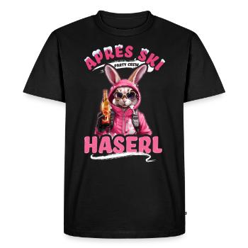 Skiing Official Ski Bunny Party Crew Après Ski - Men's Premium Organic T-Shirt - black - Front - Nico (187cm)