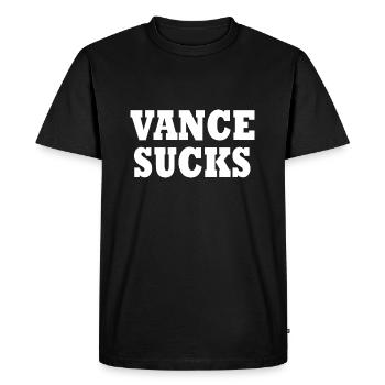vance sucks - T-shirt Premium bio Homme - noir - Devant - Nico (187cm)
