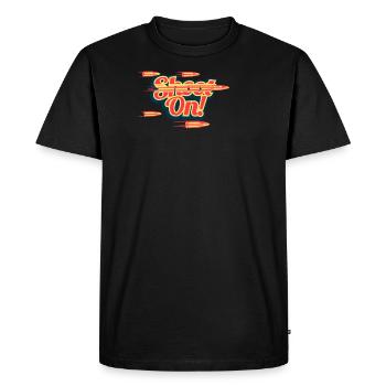 Cadeau chasse chasse fusil chasse chasseur - T-shirt Premium bio Homme - noir - Devant - Nico (187cm)
