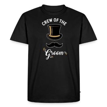 Bachelor Party Bachelor Party Groom - Men's Premium Organic T-Shirt - black - Front - Nico (187cm)