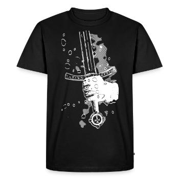 Chevalier Chevalier Épée Templier 2reborn - T-shirt Premium bio Homme - noir - Devant - Nico (187cm)