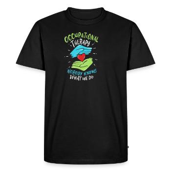 Ergothérapie Ergothérapeute Ergothérapeute - T-shirt Premium bio Homme - noir - Devant - Nico (187cm)