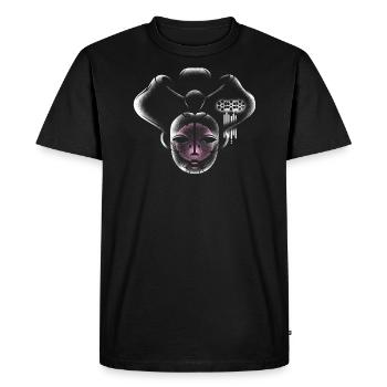 Mask Cyborg Geisha - T-shirt Premium bio Homme - noir - Devant - Nico (187cm)