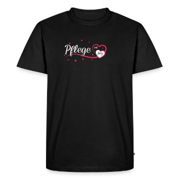 Soins de coeur infirmiers pour les personnes âgées - T-shirt Premium bio Homme - noir - Devant - Nico (187cm)