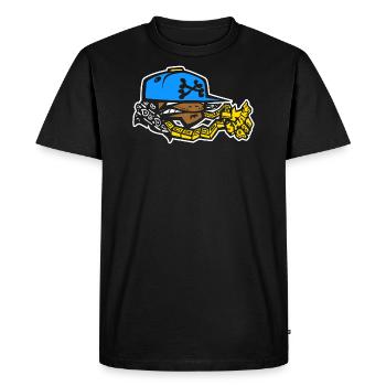 SHAKE N.Y. Blue - T-shirt Premium bio Homme - noir - Devant - Nico (187cm)