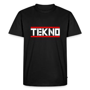 Tekno - T-shirt Premium bio Homme - noir - Devant - Nico (187cm)