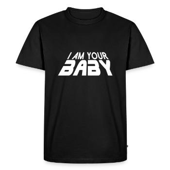 I am your BABY 3D (1c) - T-shirt Premium bio Homme - noir - Devant - Nico (187cm)