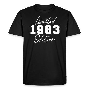 40e anniversaire Hommes Femmes Anniversaire 40 ans - T-shirt Premium bio Homme - noir - Devant - Nico (187cm)