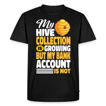 beekeeper beekeeper bees honey bee beekeeping - Men's Premium Organic T-Shirt - black - Front - Nico (187cm)