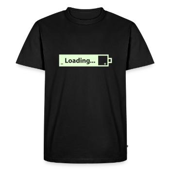pile - T-shirt Premium bio Homme - noir - Devant - Nico (187cm)