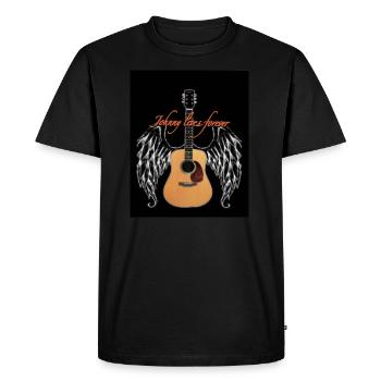 Johnny is eternal - T-shirt Premium bio Homme - noir - Devant - Nico (187cm)