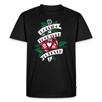 Role-playing wedding - Men's Premium Organic T-Shirt - black - Front - Nico (187cm)