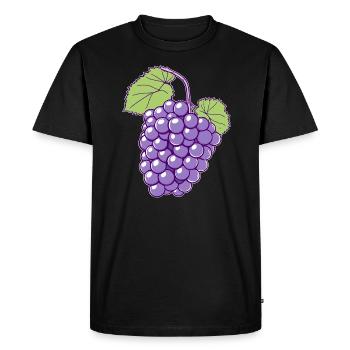 Grapes Costume Fruit Fruit Winemaker Carnival - Men's Premium Organic T-Shirt - black - Front - Nico (187cm)