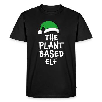 L’elfe à base de plantes - T-shirt Premium bio Homme - noir - Devant - Nico (187cm)