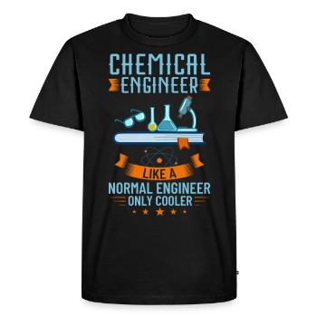 Chemical Engineer Chemical Engineering Science - Men's Premium Organic T-Shirt - black - Front - Nico (187cm)