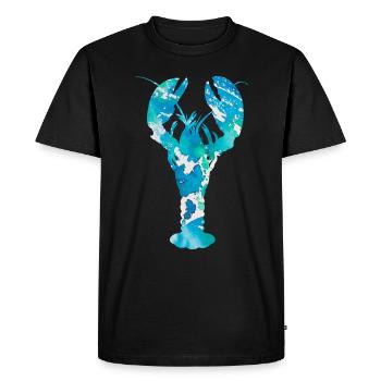 Homard - T-shirt Premium bio Homme - noir - Devant - Nico (187cm)