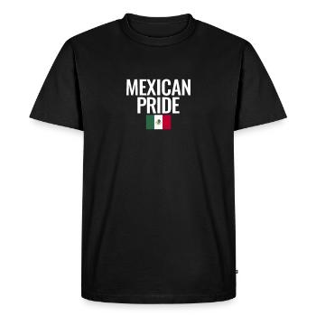 Mexican Pride Mexico Mexican Flag Mexicans - Men's Premium Organic T-Shirt - black - Front - Nico (187cm)