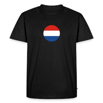 Pays-Bas Drapeau néerlandais néerlandais - T-shirt Premium bio Homme - noir - Devant - Nico (187cm)