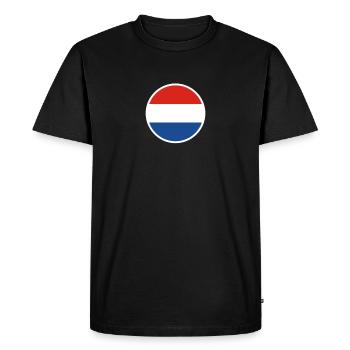 Pays-Bas Drapeau néerlandais néerlandais - T-shirt Premium bio Homme - noir - Devant - Nico (187cm)