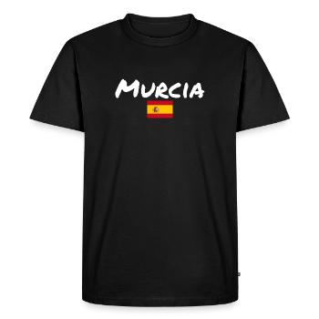 Murcia, Spain, Spanish flag, Spaniards - Men's Premium Organic T-Shirt - black - Front - Nico (187cm)
