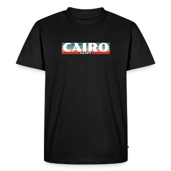 Le Caire Rétro Égypte Égypte Égypte Egypte Egyptienne Egypte - T-shirt Premium bio Homme - noir - Devant - Nico (187cm)