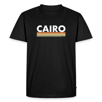 Le Caire Rétro Égypte Égypte Égypte Egypte Egyptienne Egypte - T-shirt Premium bio Homme - noir - Devant - Nico (187cm)