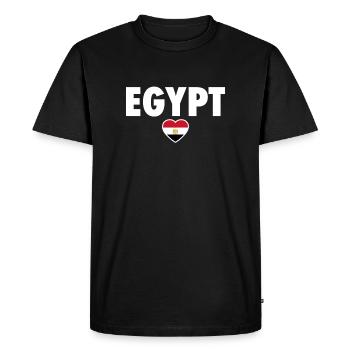 Egypt Egyptian Flag Egyptian - Men's Premium Organic T-Shirt - black - Front - Nico (187cm)