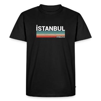 Istanbul Turquie Turquie Turquie Turquie Turc - T-shirt Premium bio Homme - noir - Devant - Nico (187cm)