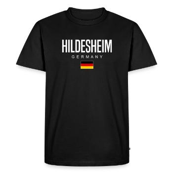 Hildesheim - T-shirt Premium bio Homme - noir - Devant - Nico (187cm)