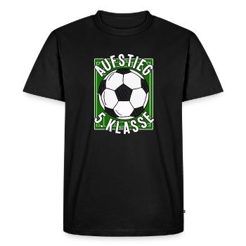 Advancement 5th Grade School Back to School - Men's Premium Organic T-Shirt - black - Front - Nico (187cm)