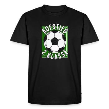 Avancement 2e année de la rentrée scolaire - T-shirt Premium bio Homme - noir - Devant - Nico (187cm)