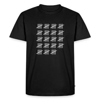 Counters 95 years old 95th birthday - Men's Premium Organic T-Shirt - black - Front - Nico (187cm)