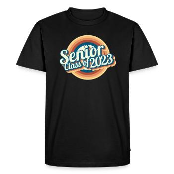 Cadeau de fête de remise des diplômes rétro de la classe senior de 2023 - T-shirt Premium bio Homme - noir - Devant - Nico (187cm)