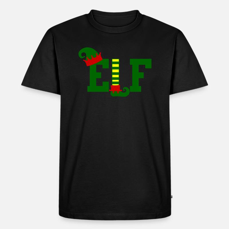 elfe elfes elf - T-shirt Premium bio Homme - noir