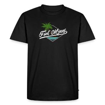 Fort Myers Florida - Men's Premium Organic T-Shirt - black - Front - Nico (187cm)