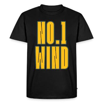 Parachutisme intérieur - T-shirt Premium bio Homme - noir - Devant - Nico (187cm)