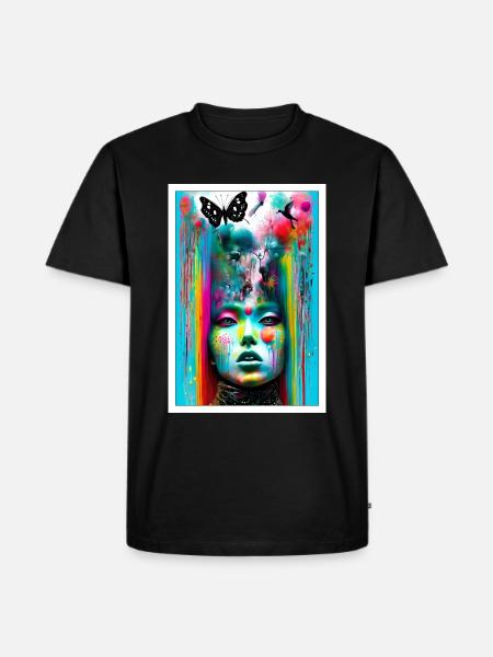 Dreamy Imagination - Männer Premium Bio T-Shirt - Schwarz