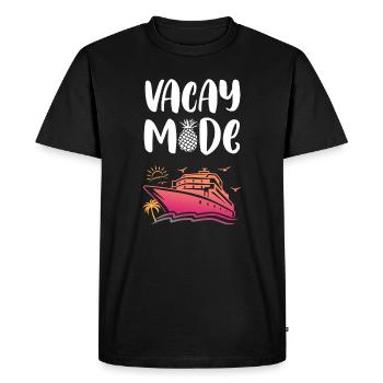 Cruising Together Caribbean Family Vacation Funny - Men's Premium Organic T-Shirt - black - Front - Nico (187cm)