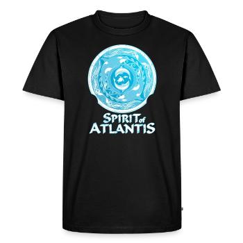 Spirit of Atlantis - T-shirt Premium bio Homme - noir - Devant - Nico (187cm)