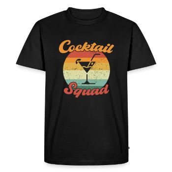 Cocktail Squad / Cocktail - T-shirt Premium bio Homme - noir - Devant - Nico (187cm)