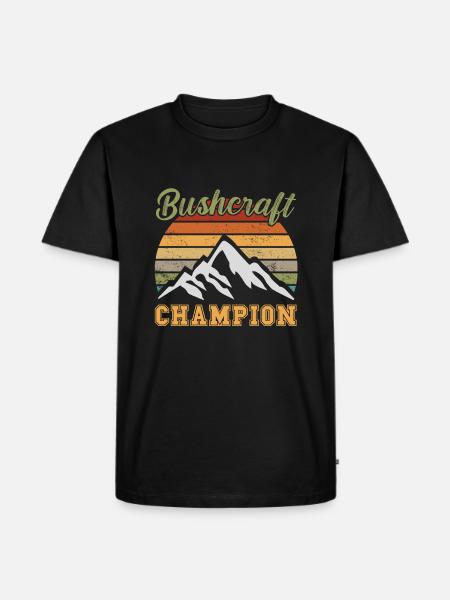 Bushcraft Champion / Bushcraft - T-shirt Premium bio Homme - noir